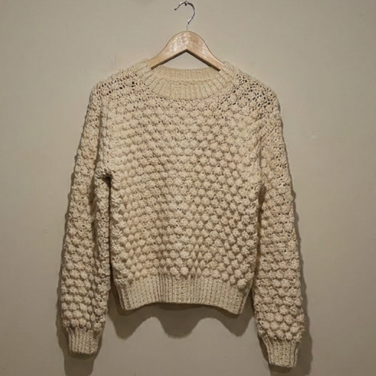 Sweater tejido antes